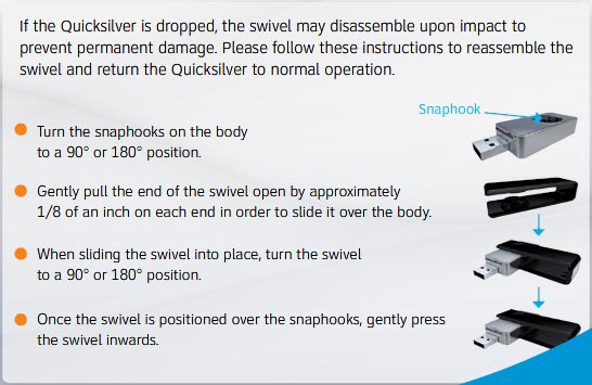 Quicksilver Swivel Action