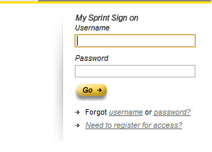 Sprint Log In