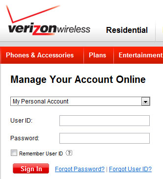 Verizon Log In