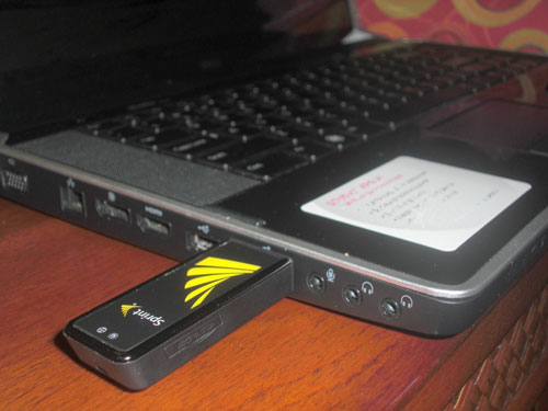 AirCard Rental | Sprint 598U in Laptop