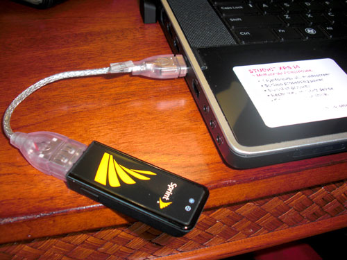 AirCard Rental | Sprint 598U with extension USB
