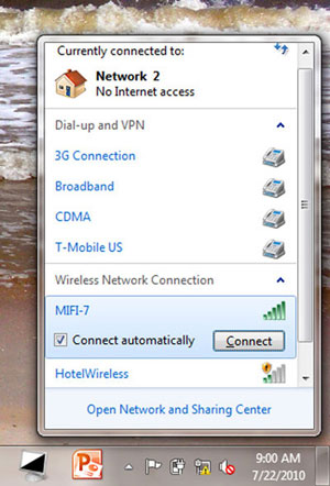 AirCard Rental Setup