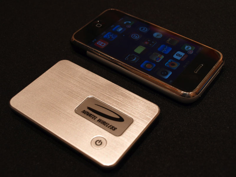 Sprint MiFi next to iPhone