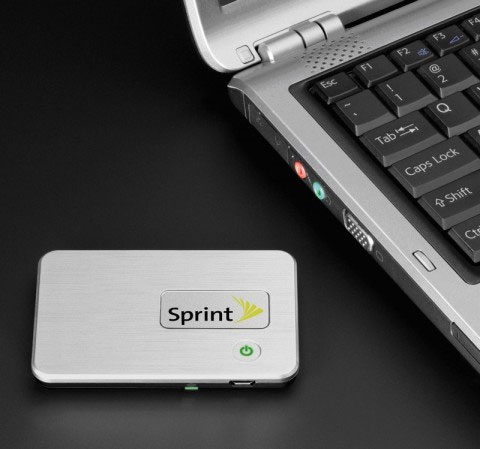 Sprint MiFi next to Laptop