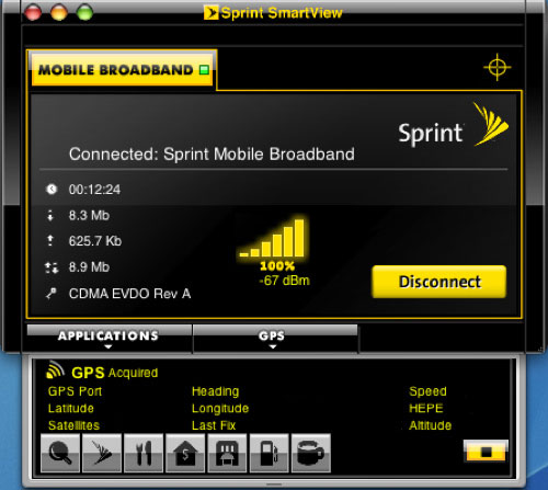 Sprint Smartview Connection Manager