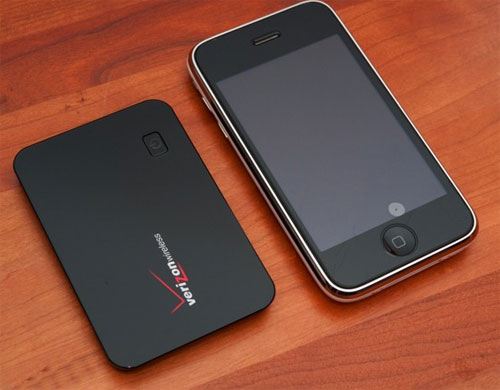 Verizon MiFi next to iPhone