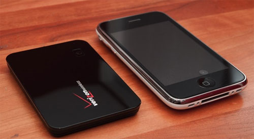 Verizon MiFi beside iPhone