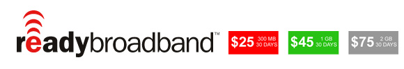 ReadyBroadband 3G Plans 2011