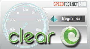Clear 4G Speed Test