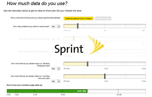 Sprint Data Calculator
